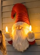 Glowing Christmas Wall Figures
