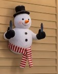 Glowing Christmas Wall Figures